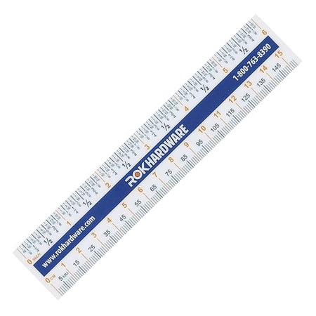 25 Pack Measuring Plastic Flexi 6" Easy Read 15 cm English Metric 150 mm Ruler Converter, RULER