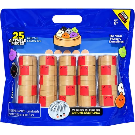 25 Pack Mini Squishies 2026 Squishy Advent Calendar Dumpling Sets | Halloween Squishies, Holiday Gifts, Adorable Mini Item Surprises Sensory Fidget Toys For Adult