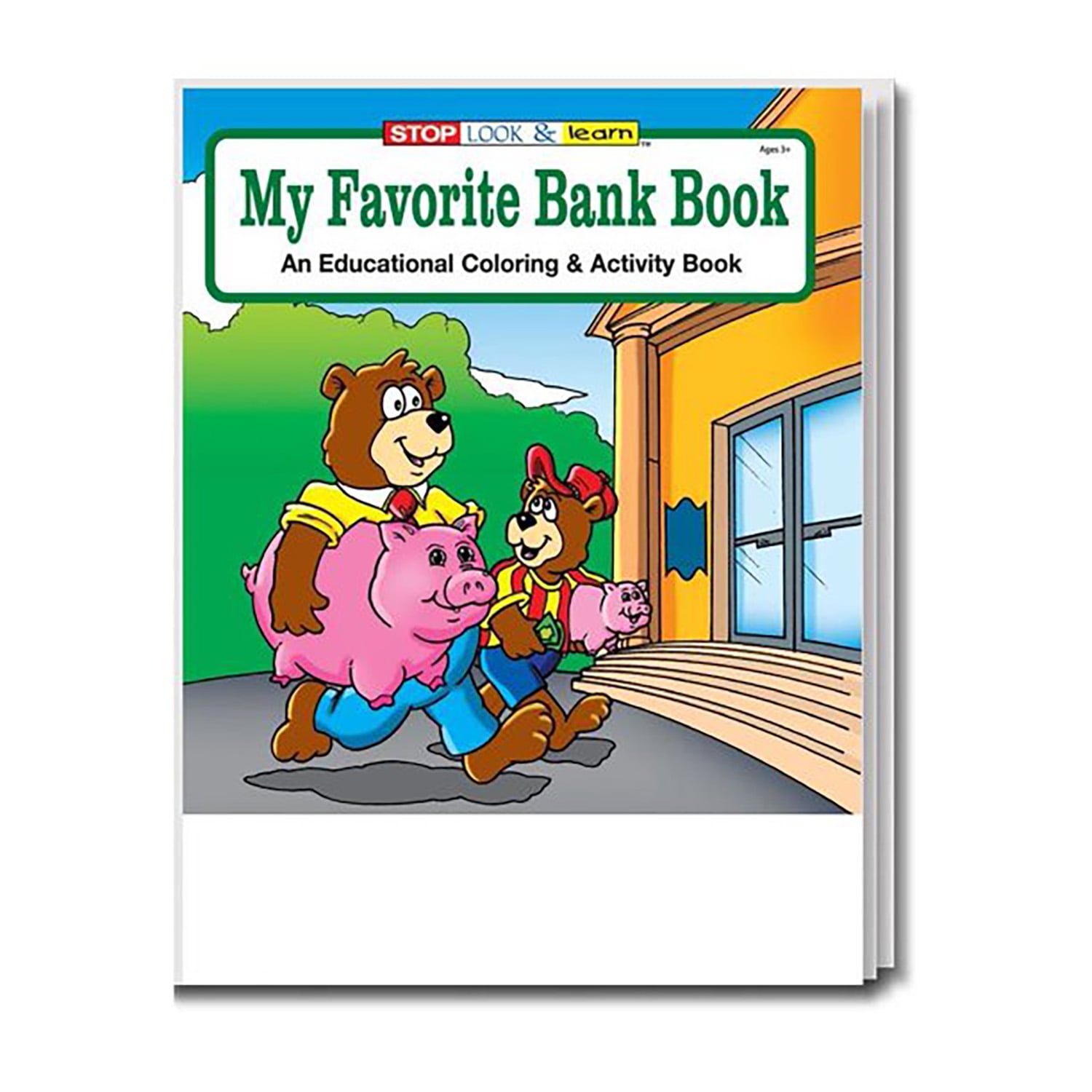 25 Pack - My Favorite Bank Kid's Educational Coloring & Activity Books
