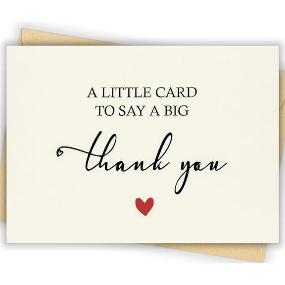 25 Pack Premium Elegant Thank You Cards with Envelopes & Stickers Blank Inside Personalized Notes, Perfect for Weddings, Baby Showers, Small Business, Bridal Showers, Birthdays, Graduations & Gifts