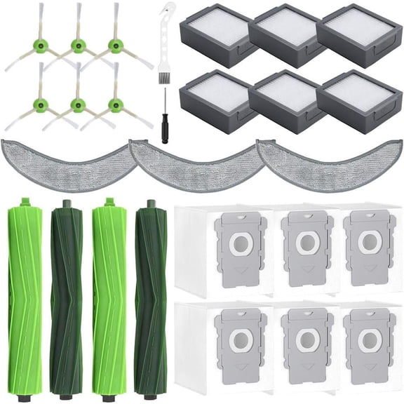 25 Pack Replacement Parts Compatible with iRobot Roomba Combo 10 Max Combo j9 Plus Combo j7 Plus Robot Vacuum