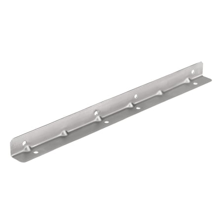 25 Pack Rok Hardware 12" Heavy Duty Metal Corner Bracket Right Angle Structural Brace, 18 Gauge, Zinc Finish