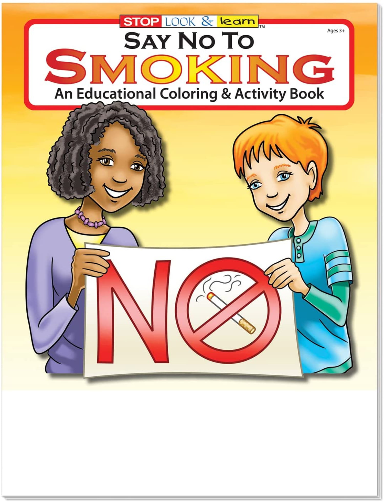 25 Pack - Say No to Smoking Kid's Coloring & Activity Books