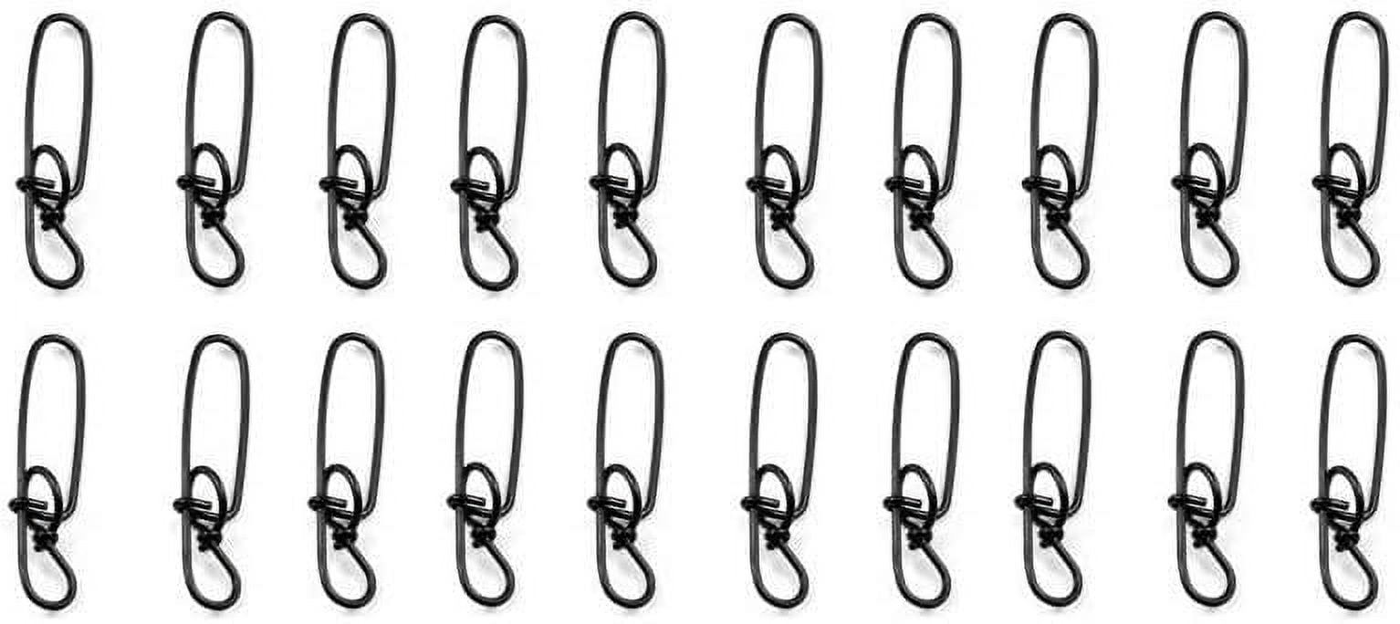 25 Pack Size 3 150 lb Snaps Stay Lock Snap Stringease Fishing Snap