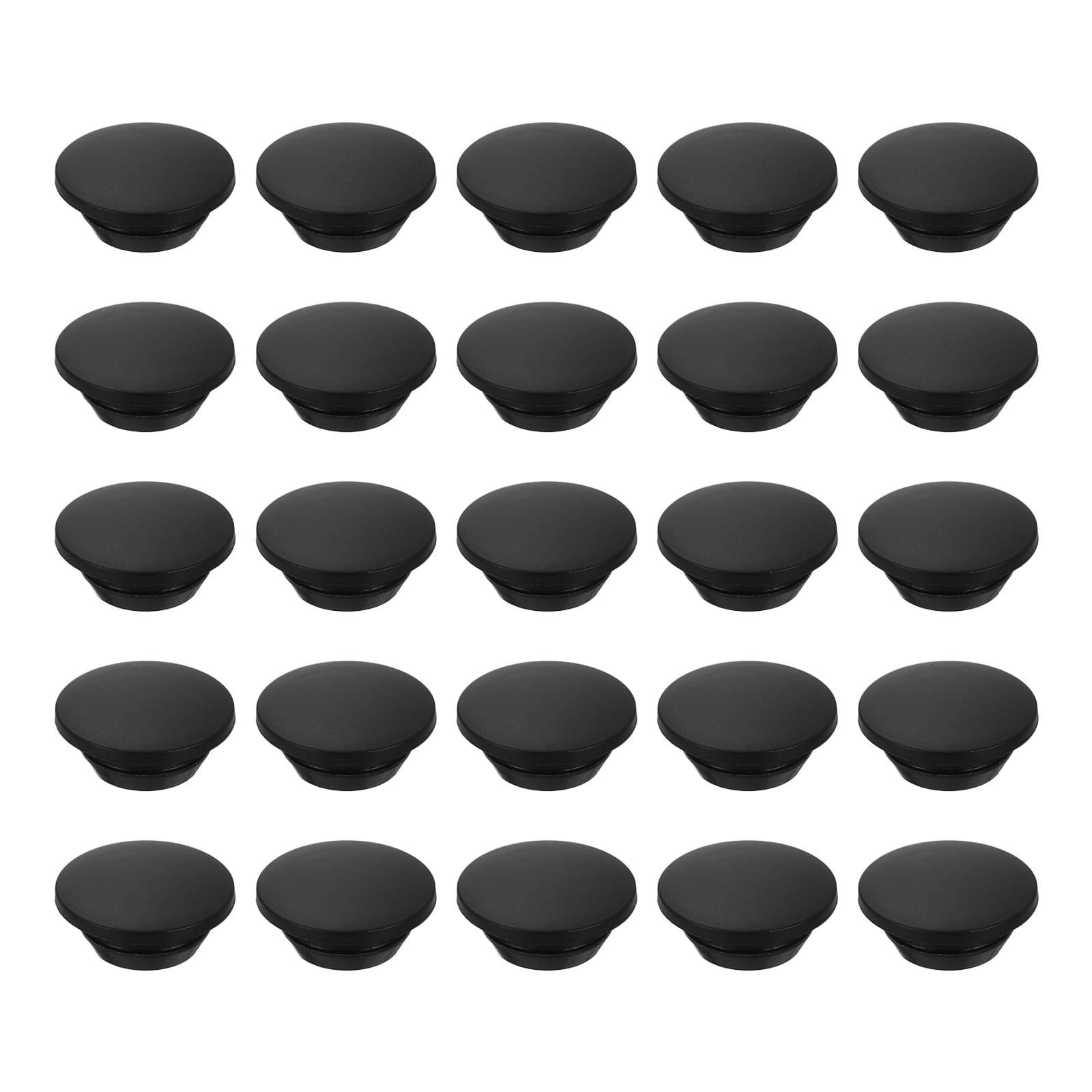 25 Pack Snug Plugs, Rubber Hole Plugs Round Soft Flexible Stopper Fit ...