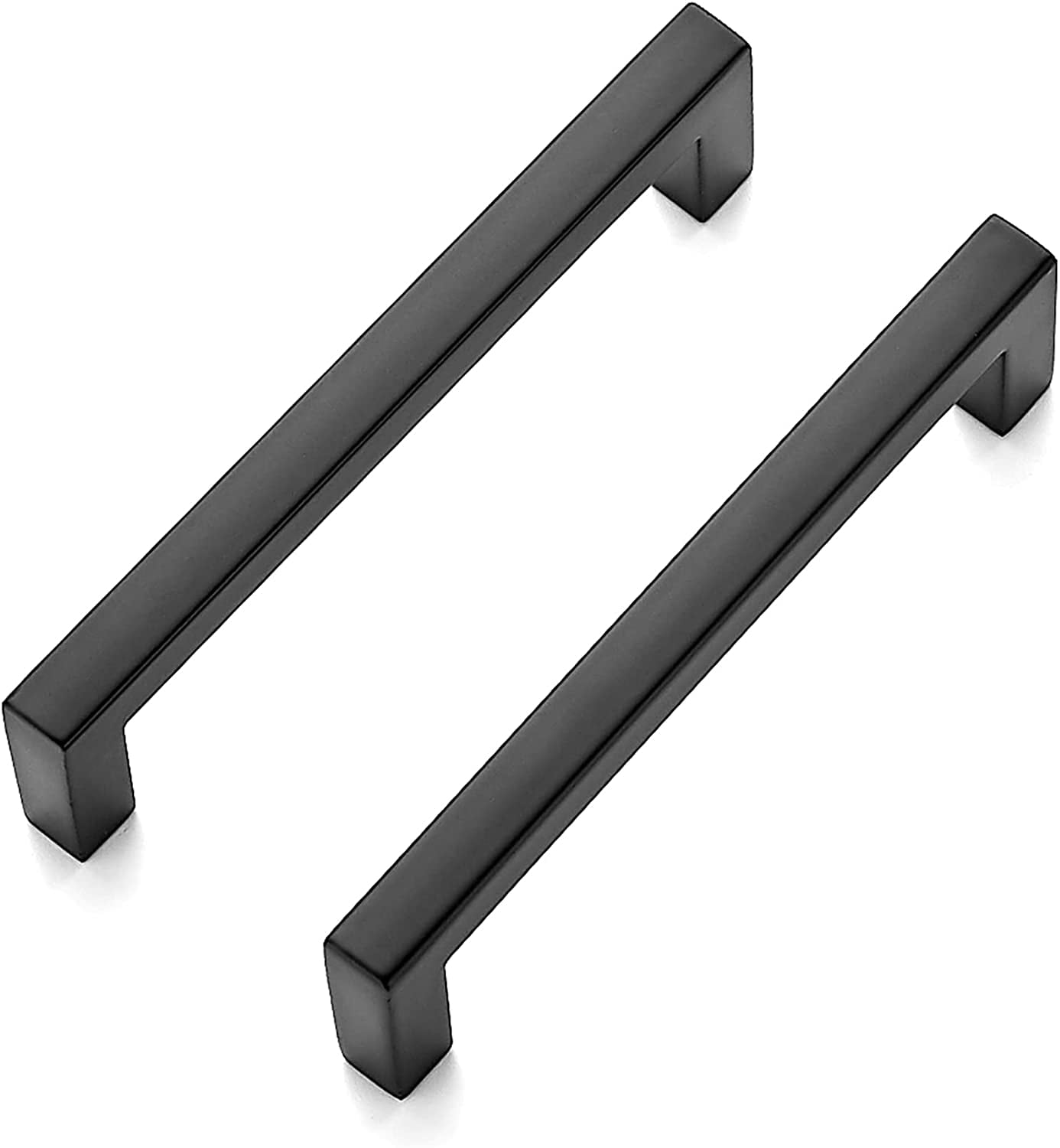 25 Pack Solid 33/4 Inch Center to Center Slim Square Bar Drawer Handles Kitchen Handles