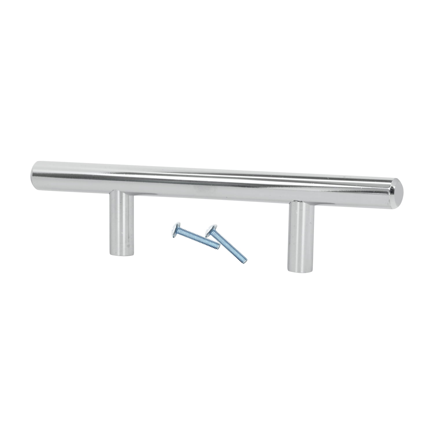Chrome 3" Center to Center Bar Pull Set with Mounting Hardware