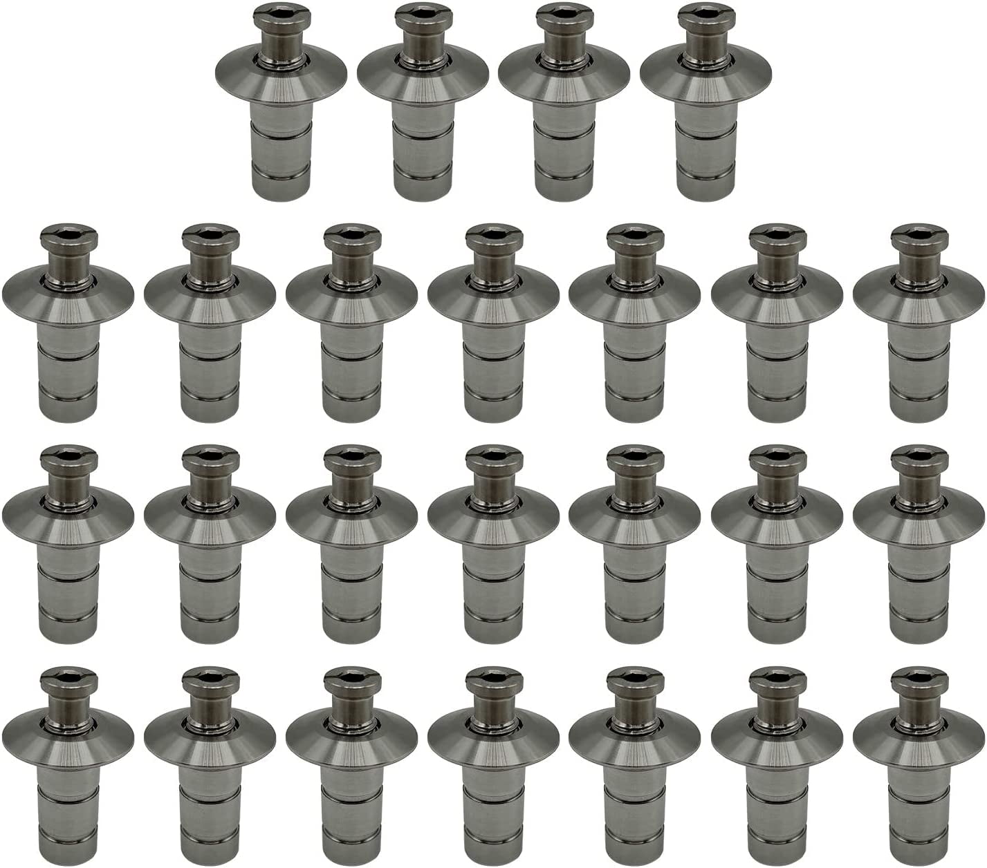25 Pack Stainless Steel Pool Cover Anchors for Concrete and Pavers