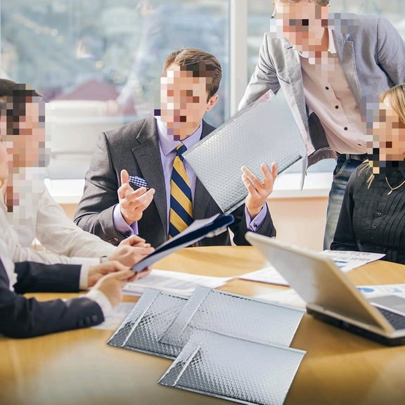 25 Pack Thermal Bubble Mailer,8 x 11 in Waterproof Metallic Bubble Mailers,Self Sealing Foil Mailing Envelopes,Insulated Shipping Bags for Cold Shipping,Food$$Office