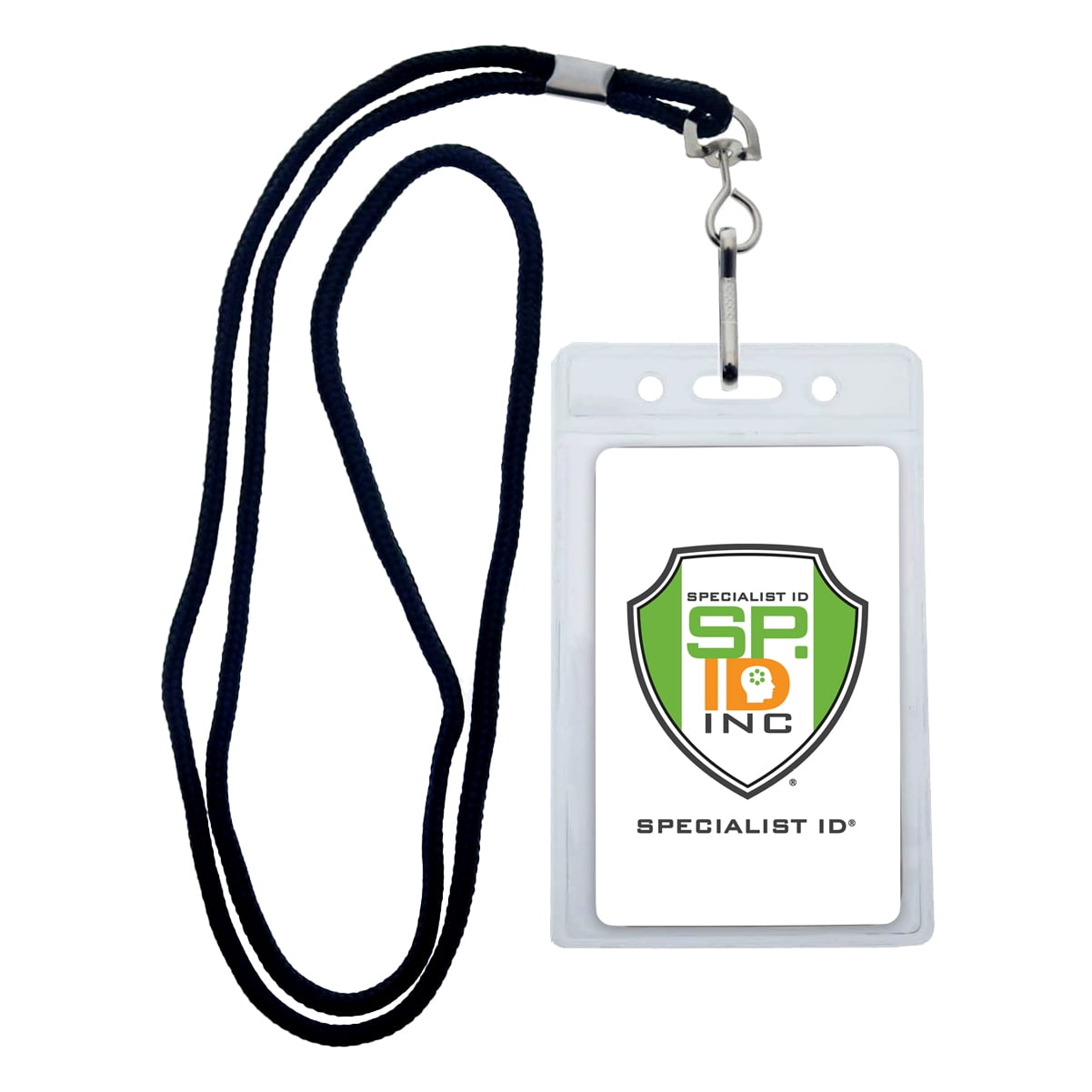 Personalized Vertical ID Badge Holder with Lanyard - Fashionable ID Card  Holders with Detachable Nec…See more Personalized Vertical ID Badge Holder