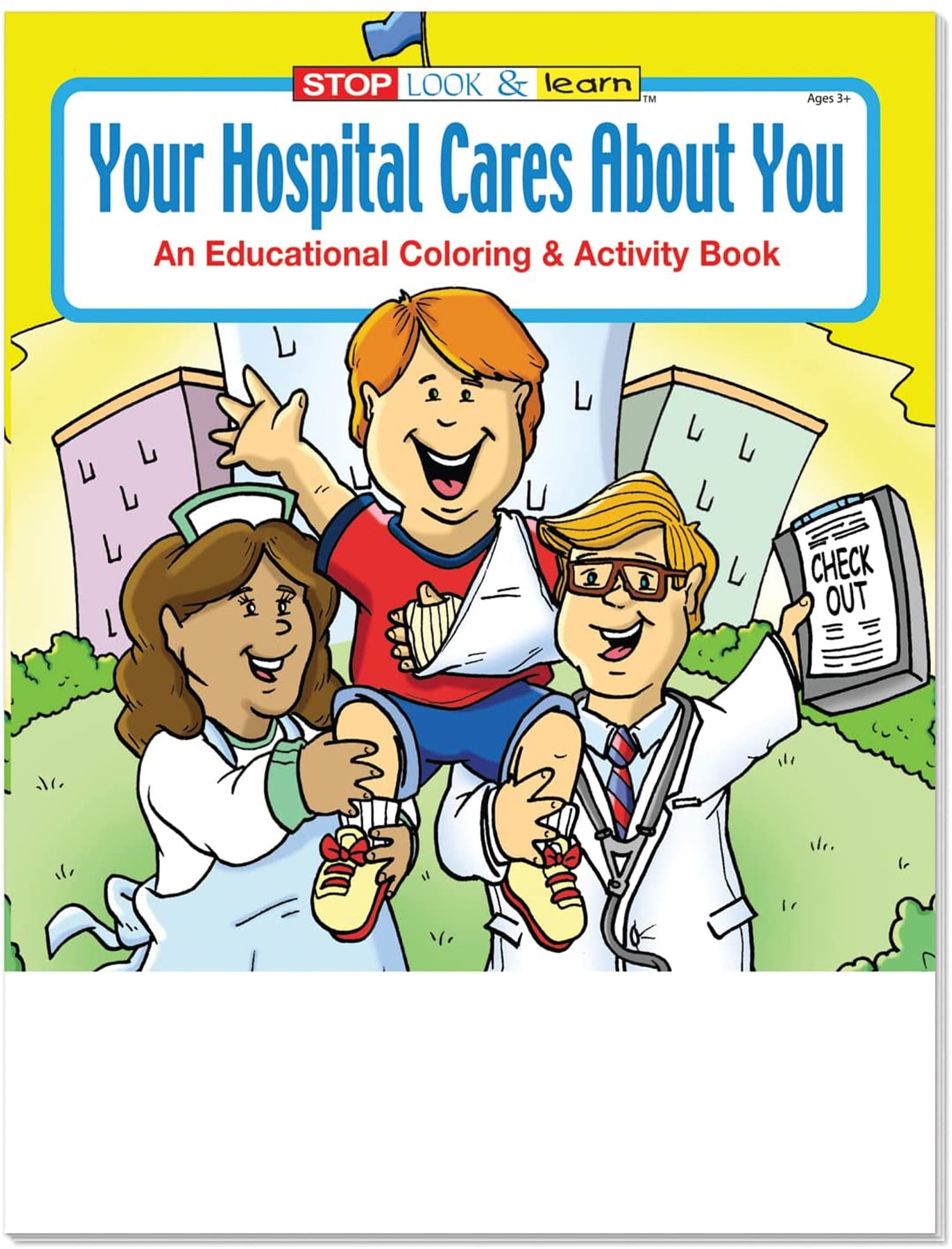 25 Pack - Your Hospital Cares About You Kid's Coloring & Activity Books