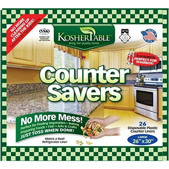 25 Pack eDayDeal Disposable Versatile Kitchen Countertop Protectors Default