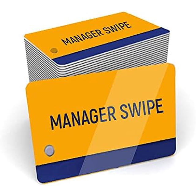 25 Pack of Orange Micros Manager Cards - for Micros Oracle POS system ...