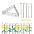 thumbnail image 1 of OLOV Decorative Garden Panels Fences, Rustproof Metal, 25 Pack, 16.5" x 12.6" in, 1 of 9