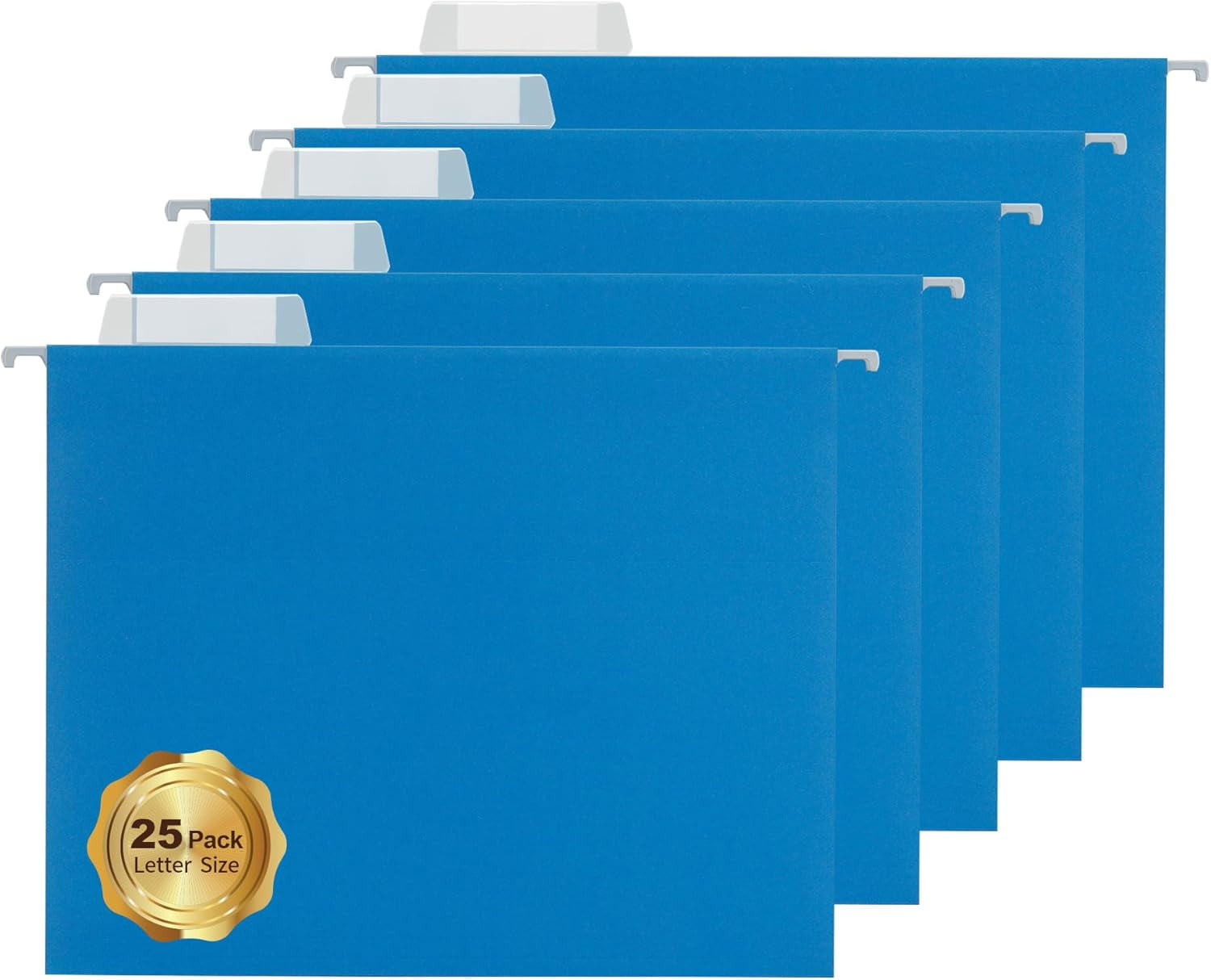 25 Packs Hanging File Folders Pink,Letter Size 8.5x11,Hanging File Folders with 1/5-cut Tabs,File Folders for Filing Cabinet with Tabs,Designed for Bulky Files,Ideal Office,School Classroom