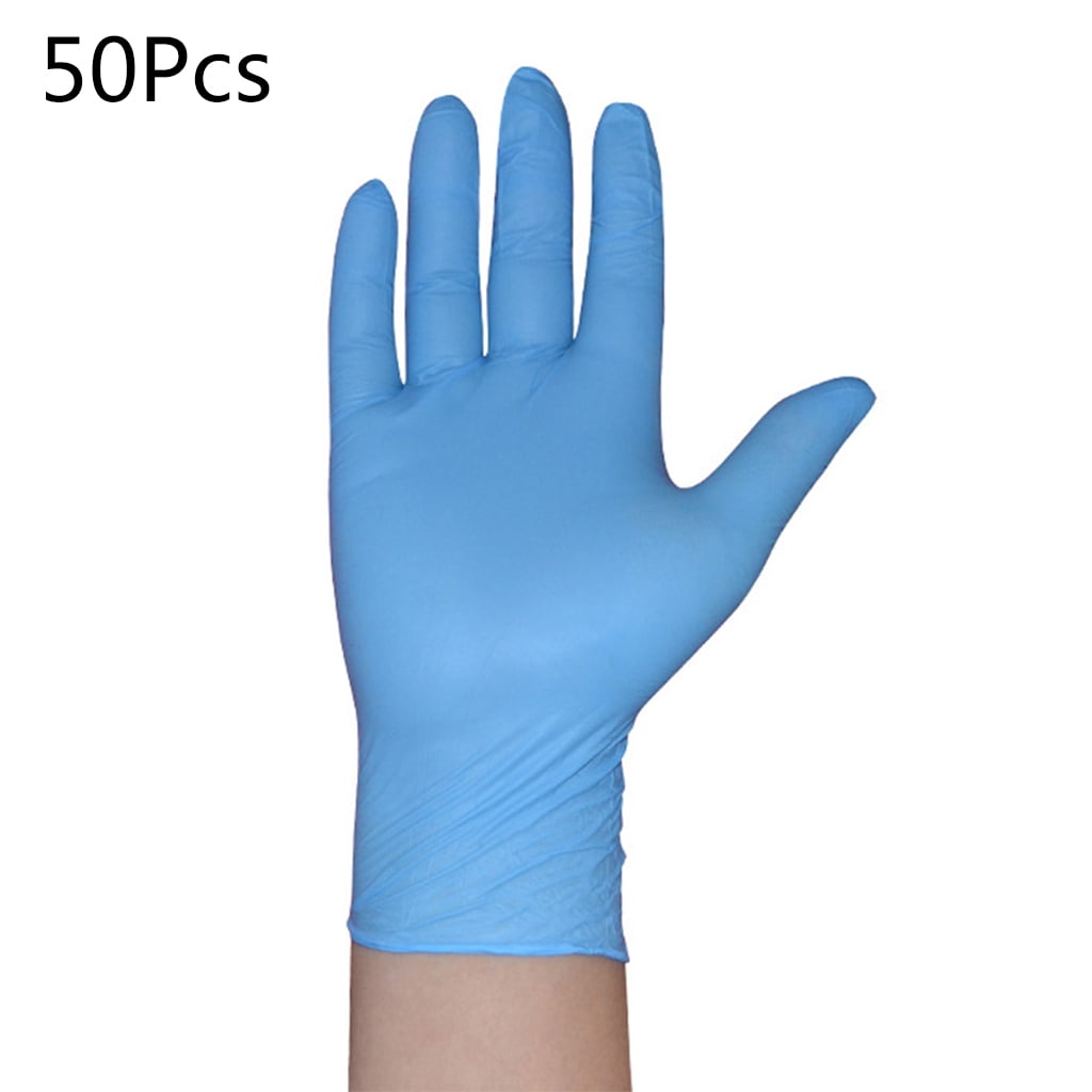 25 Pair of Nitrile Gloves one Size fits Most 50pcs Mechanic Gloves for