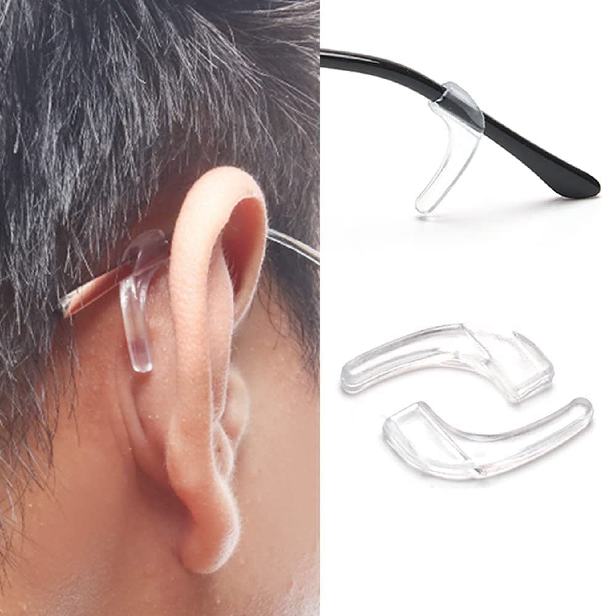 25 Pairs Eyeglasses Ear Grip Ear Hooks, AntiSlip Holder Eyeglasses