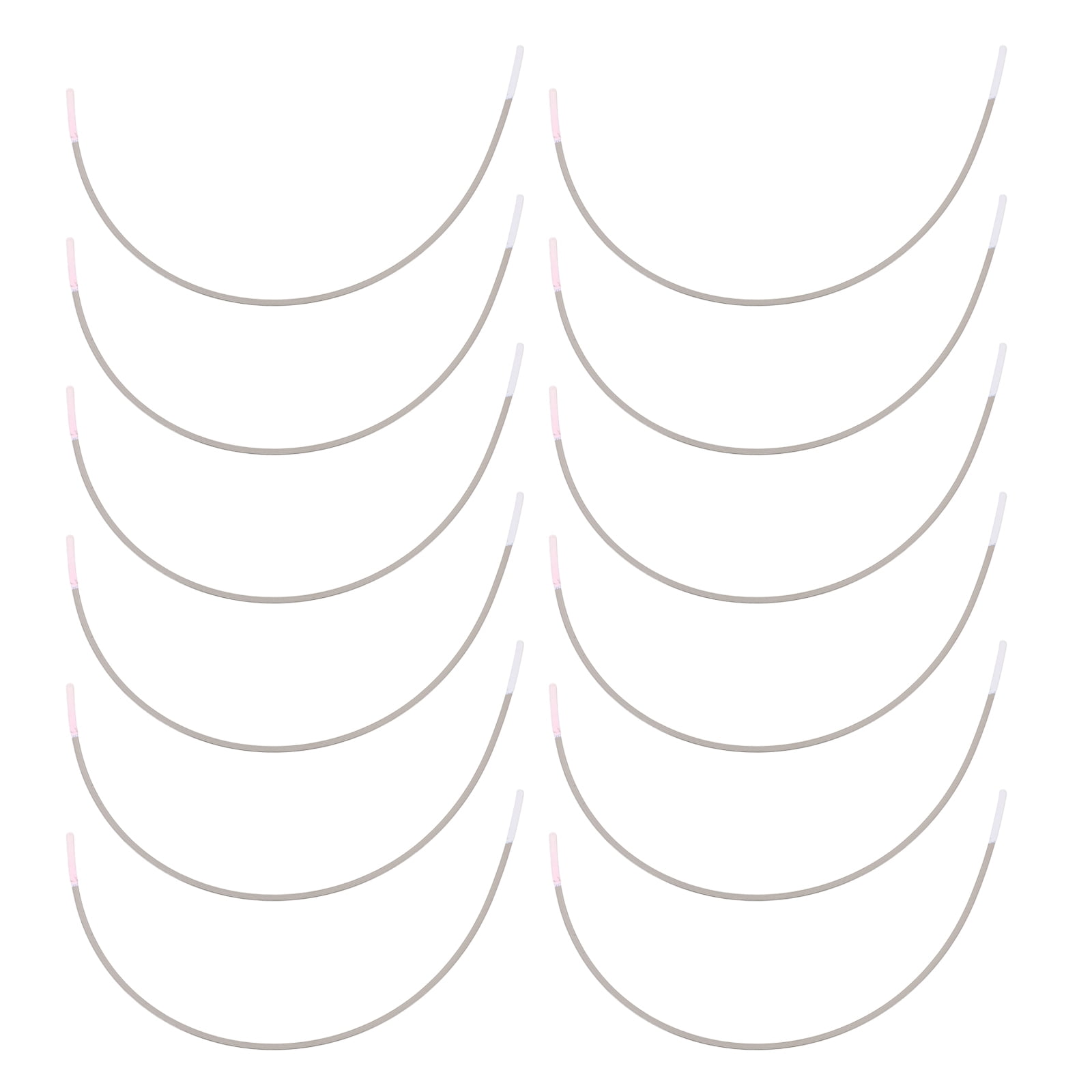 25 Pairs Lift Bras for Women Stick Underwear Rims Underwire Repair Parts Wires Lady Lingerie