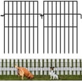 25 Panels Garden Fencing Animal Barrier, 17in (H) X 27ft (L) No Diging