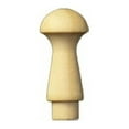 thumbnail image 1 of 25 Pcs 1-1/8" Heart PegsTenon diam 1/4" & 7/16" head diam, 1 of 1