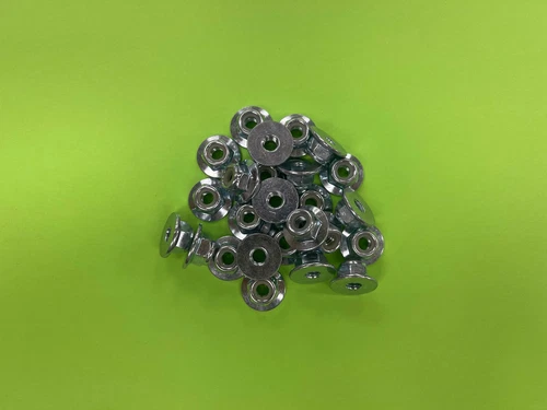 1/4-20 Nylon Insert Hex Lock Tuercas De Latón Macizo, Grado 360