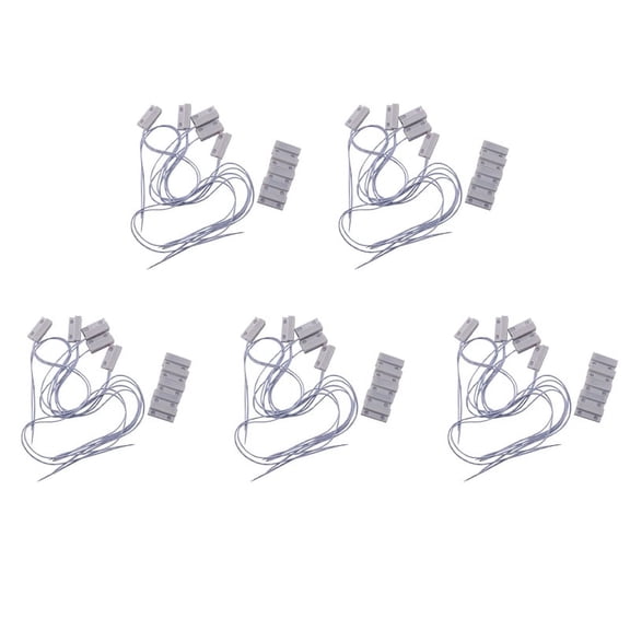 25 Pcs -38 Wired Door Window Sensor Magnetic Switch for Home Alarm System,When Sensor Together,Normally Closed Nc