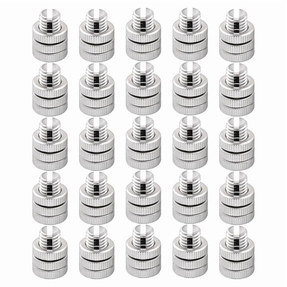 25 Pcs Aluminum Split Bolt Joint Clamp Silver Fence Wire Clamps Heavy Duty Split Bolt Joint Connectors