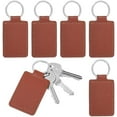 thumbnail image 1 of 25 Pcs Blank Leather Keychains PU Key Fobs with Ring Rectangular Leather Key Fob Universal Keys Chain Holder Keychain Kit for Keychains Making DIY Craft Working Supplies Gifts Birthday$$Art & Craft, 1 of 7