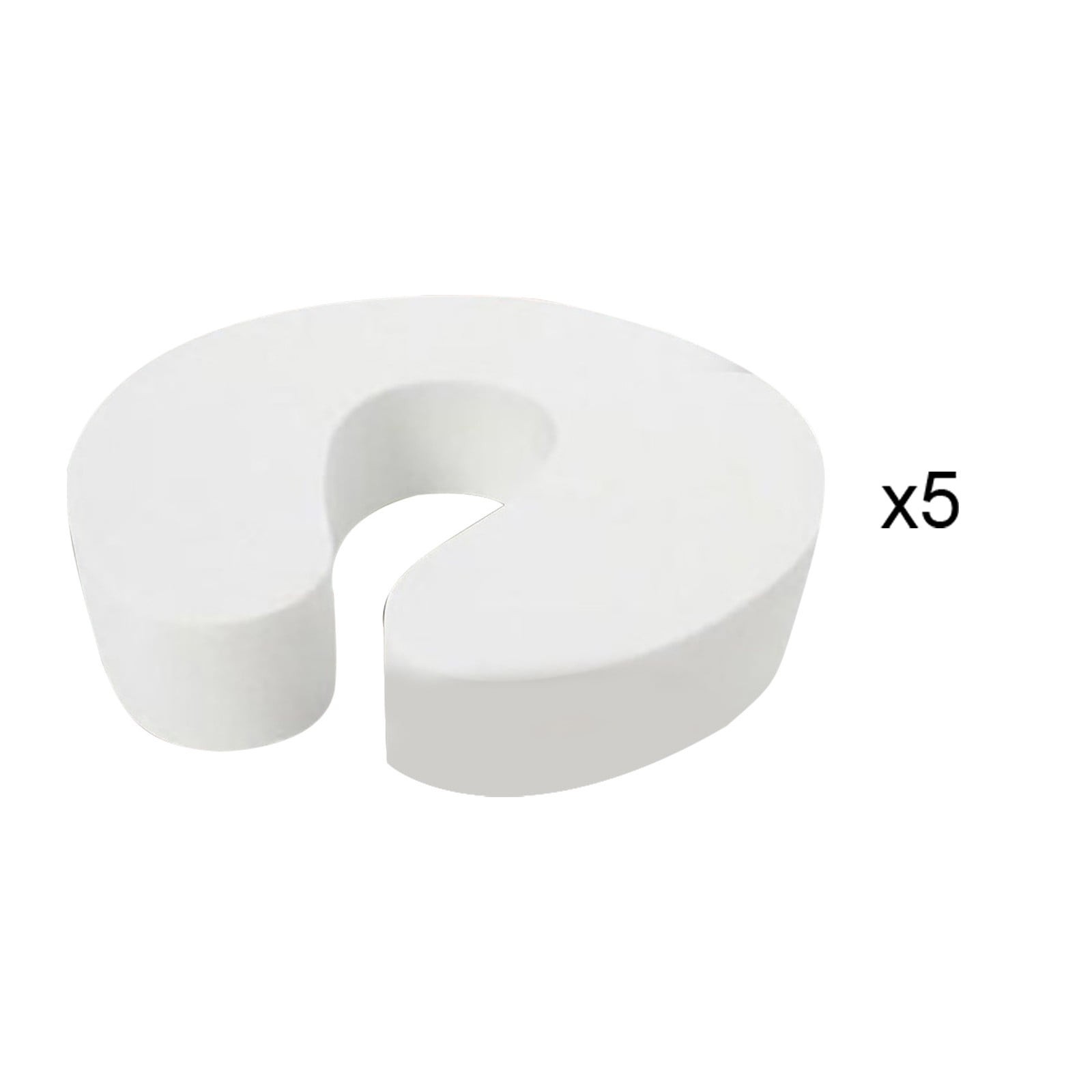 KidDough Baby Proofing Finger Pinch Door Guard for Kids Safety- 6 White C-Shape