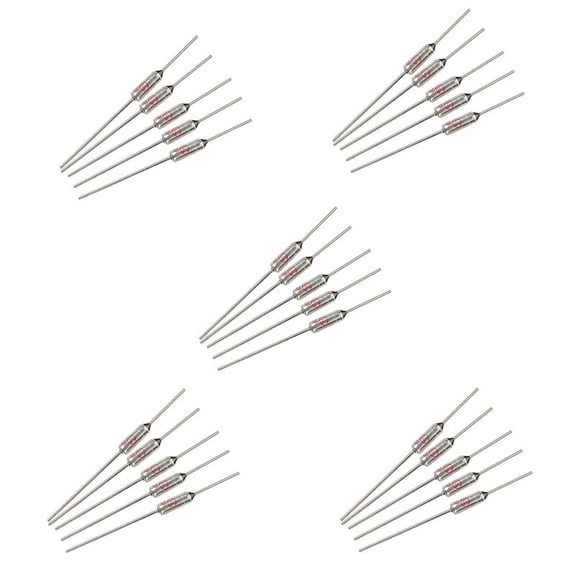 25 Pcs Circuit Cut TF 185 Celsius 250V 10A Temperature Thermal Fuses