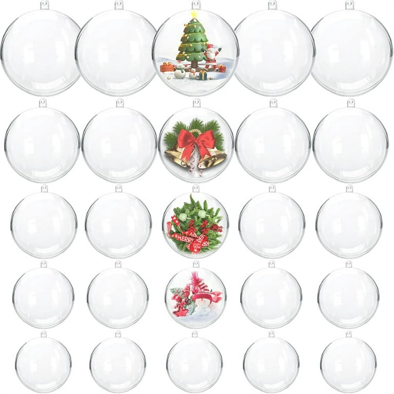 Clear Fillable Ornaments 