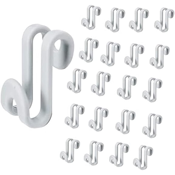 25 Pcs Clothes Hanger Connector Hooks Mini Cascading Hanger Hooks Hanger Extender Heavy Duty Clothes Hangers Space Saving for Closet(Grey)$$Home Decor, Kitchen, & Other