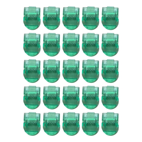 25 Pcs Cubicle Clips Fabric Panel Cubicle Accessories Fabric Partition Panel Wall Clip Office Photos Wall Cubicle Clips for Fabric Panels for Notes Memos Standard Size, 0.9"x1.22", Green