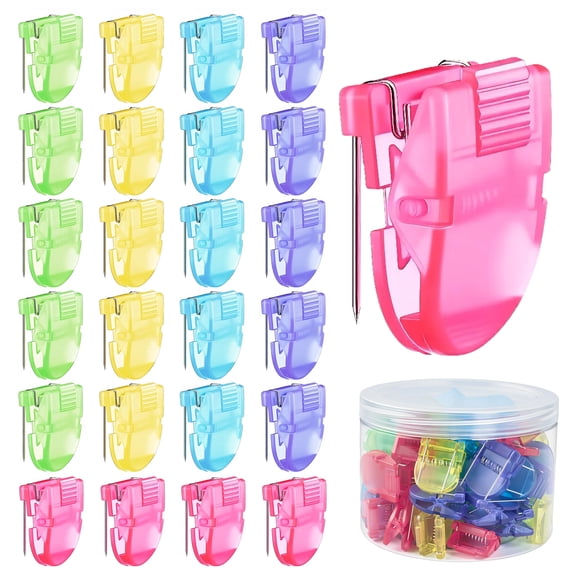 25 Pcs Cubicle Clips for Fabric Walls, Cubicle Wall Clips and Cubicle Hangers, Bulletin Board Clips, Cubicle Pins and Cubicle Wall Accessories for Office Notes, Photos, Memos(Multicolor)