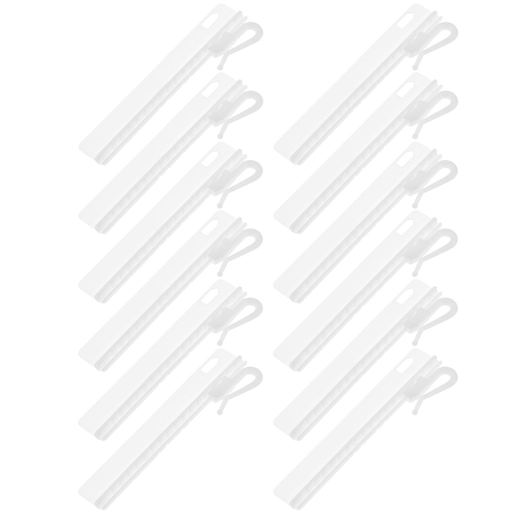 25 Pcs Curtain Adjustment Hook Coat Hanger Plastic Hooks Home Pleat
