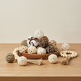 thumbnail image 1 of 25 Pcs Decorative Balls, Garland Wood Beads Rattan Wicker Balls with Spheres Orbs Filler for Garden Table Vase Bowl Filler Centerpiece (Wood, Wicker Rattan), 1 of 4