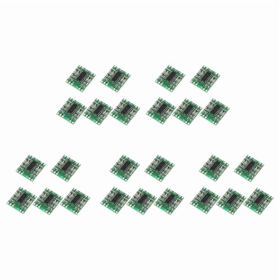 25 Pcs Digital Power Amplifier Board,2X3W Type D PAM8403 Audio Module DC 5V Digital Audio Amplifier Board Module