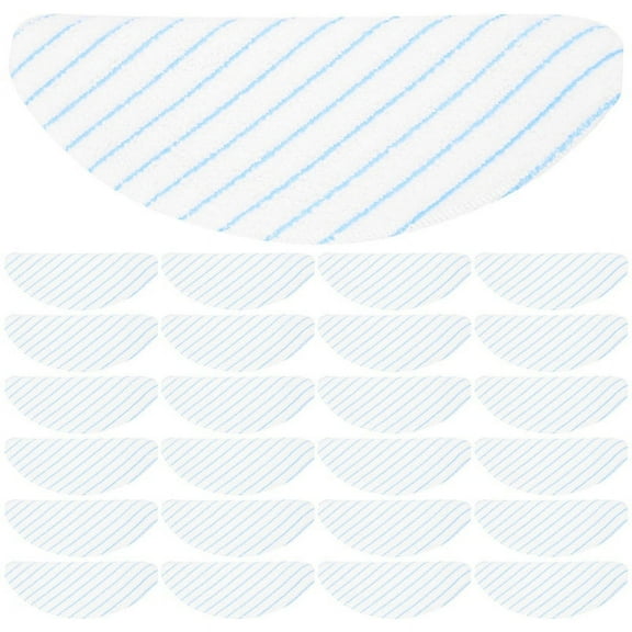 25 Pcs Disposable Microfiber Mopping Pads for Robot Vacuum Cleaner OZMO T8 / T8+/ N8/ N8 Pro/ Pro+