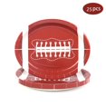 thumbnail image 1 of 25 Pcs Football Party Plates Tableware Set 12 inch Large Football Oval Sports Theme Birthday Party Plate Supplies for Game Time Football Kids, 1 of 6