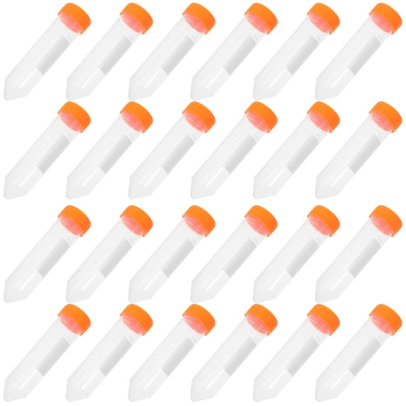 25 Pcs Graduated Centrifuge Tube Plastic Tubes Test Tubes Plastic Plastic Test Tubes