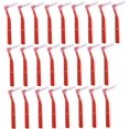 thumbnail image 1 of 25 Pcs Interdental Angle Brushes,Reusable Dental Cleaners,Oral Dental Hygiene Brush,Dental Toothpick Floss for Braces,Tooth Cleaning Tool (Multi-Colored), 1 of 5