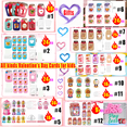 thumbnail image 1 of 25 Pcs Jar Valentine's Day Cards for Kids School,Sturdy Fillable Bulk,Super Cute Valentines Day Giftsfor Classroom Supplies, Craft Lessons & Friend Gatherings (Candy Not Included), 1 of 6