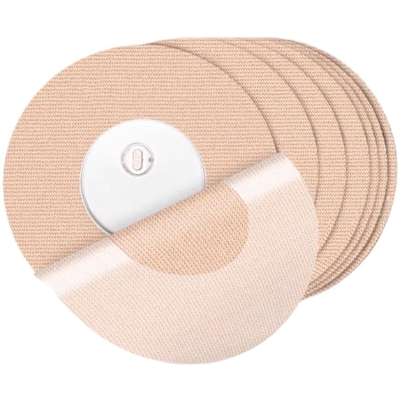 25 Pcs Libre 3 Sensor Covers, Waterproof Breathable Gentle Adhesive Patches for Continuous Glucose Monitor, CGM Sensor Protection Stickers