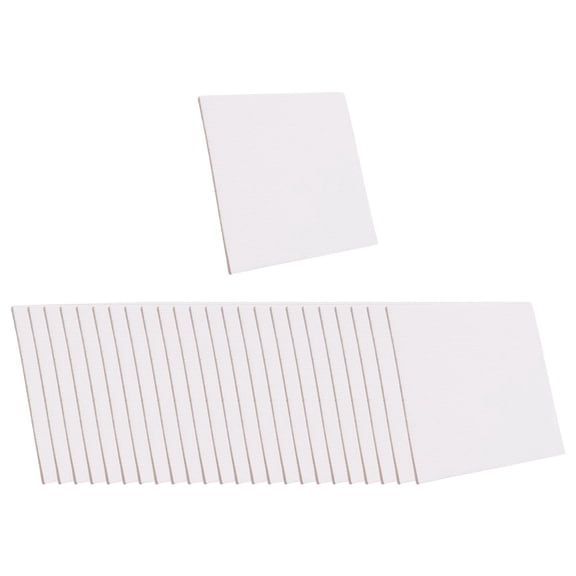 25 Pcs Magnetic Painting Canvas Panel Mini Boards Blank Canvases for Art Gift DIY Decor