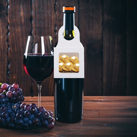 25 Pcs Mini Liquor Bottles Red Wine Holder Small Gift Box Foldable Gift Box Empty Wine Bottles Kraft Boxes Wine Boxes
