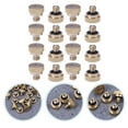 thumbnail image 1 of HOMEMAXS 25pcs 0.4mm Brass Misting Nozzle Atomizing Spray Mister Nozzle (Yellow), 1 of 8