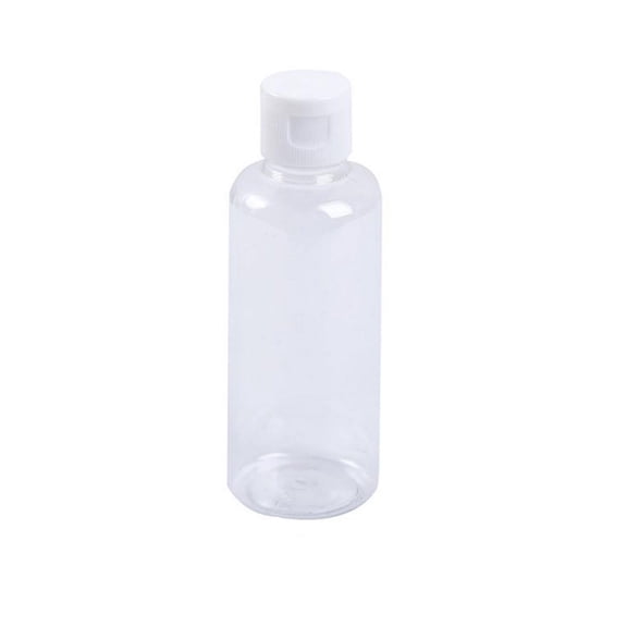 25 Pcs Plastic Empty Bottles with Flip Cap, 60ml Leak-Proof Travel Container, Transparent Squeeze Bottle, Refillable Mini Liquid Tube for Travel Camping and More, 1.38x3.94 inch