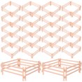 thumbnail image 1 of 25-Piece Mini Plastic Fence Set for Model Trains, Dollhouses, Garden Decor, Landscape Scenes, and Crafting Projects, 1 of 6
