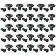 thumbnail image 1 of 25 Pcs Plastic Push in Bumper Door Rivets Clip 8mm Hole Black, 1 of 10