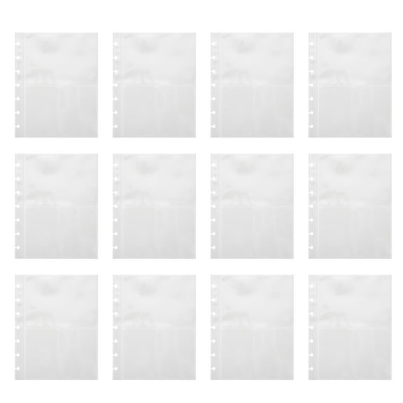 Worgeous Photo Page Protectors Transparent Plastic 25Pcs 8.65x6.88x0.39Inch